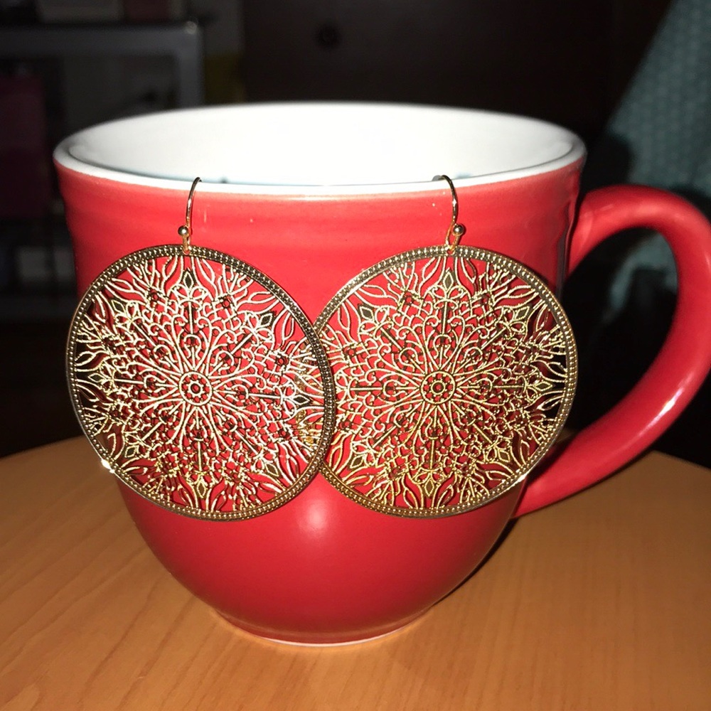 New York and Company Gold tone earrings.